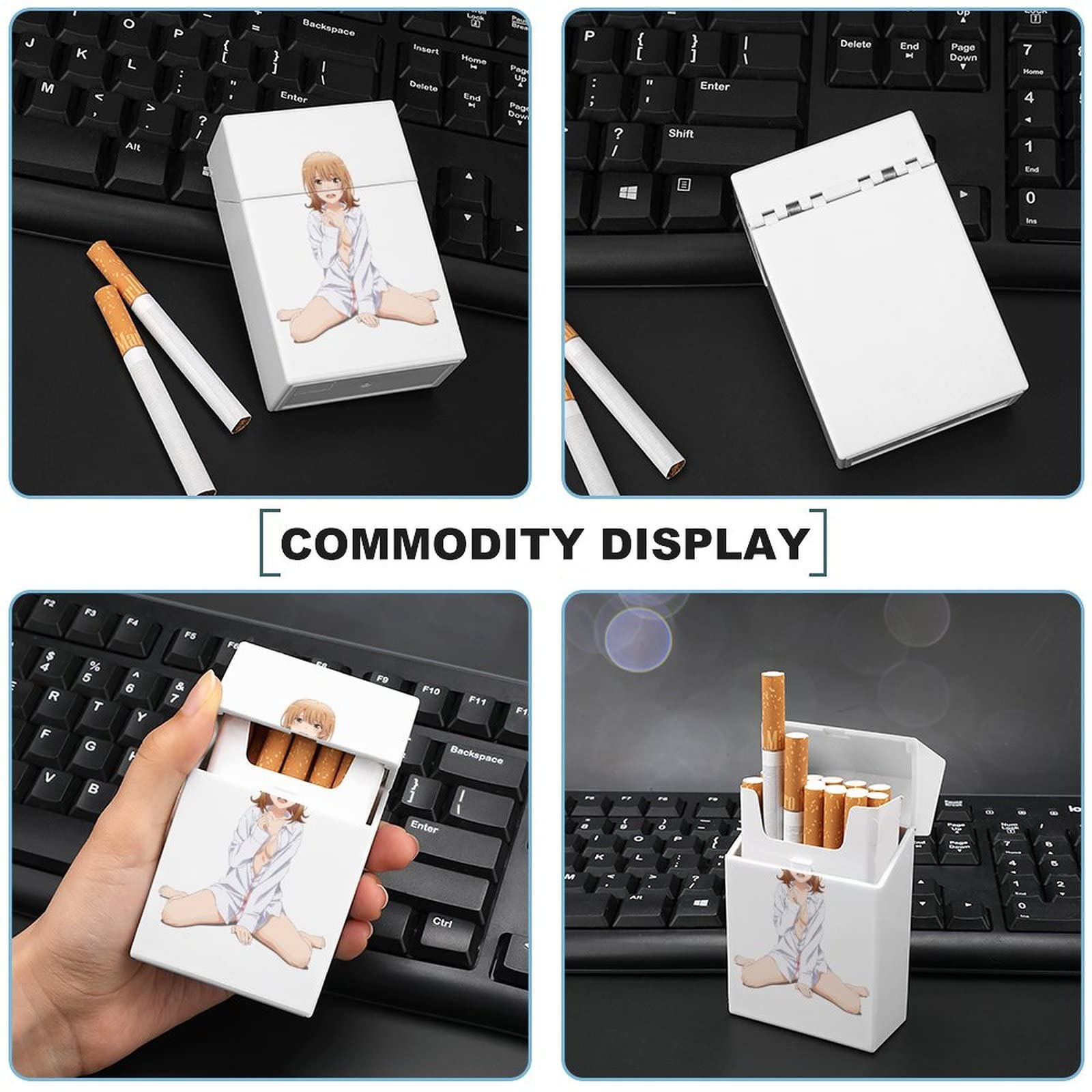 Amazon.co.jp: 一色いろは タバコケース プラスチック たばこ箱 20本の
